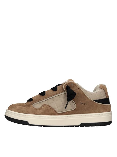 Sneakers in camoscio e tessuto D.A.T.E. | SKATE NYLONCUOIO